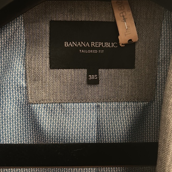 Gray Banana Republic Blazer, size 38S - Picture 2 of 3